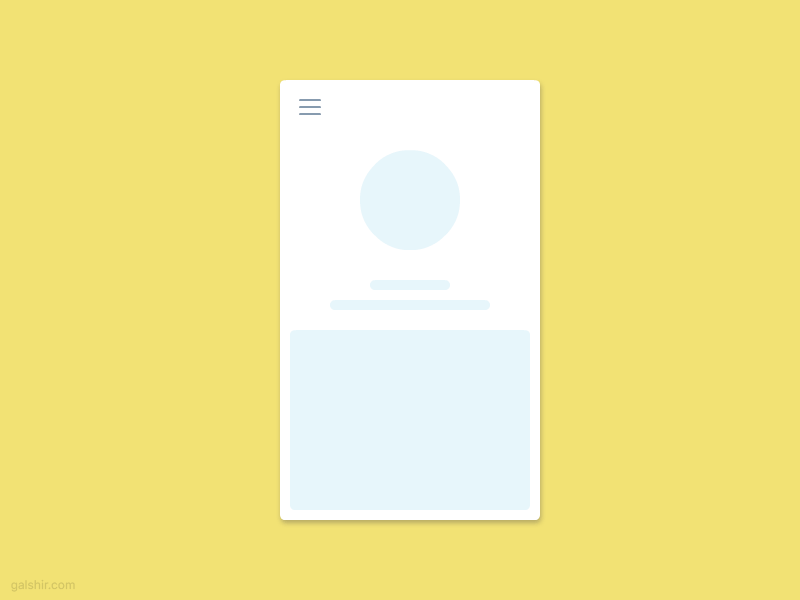 Hamburger Menu Lines Animation